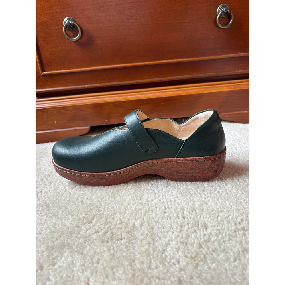 Alegria Opheliah Tree Hugs Green Leather Mary Jane Clogs OPH-6327 Womens 8-8.5 - Picture 4 of 11